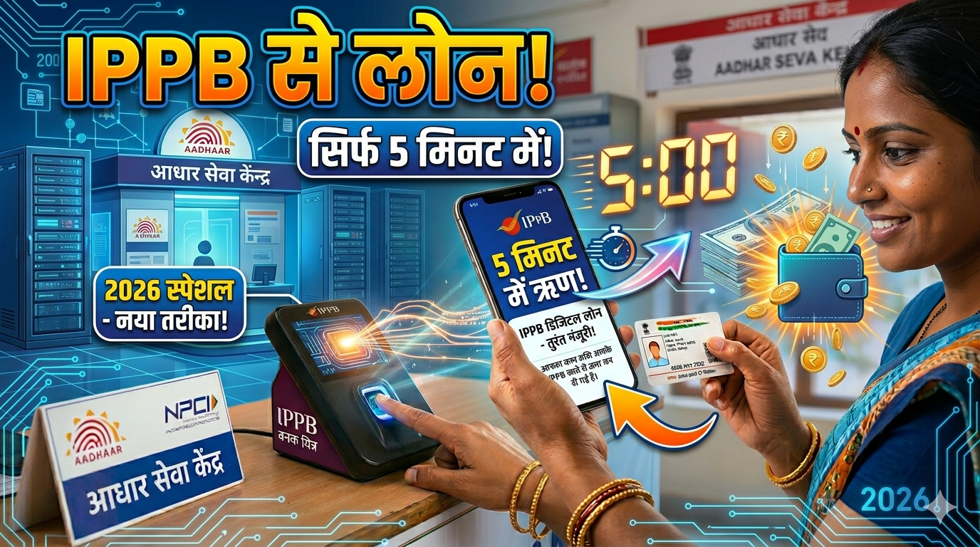 IPPB (India Post Payments Bank) से लोन कैसे लें? पूरी जानकारी 2026