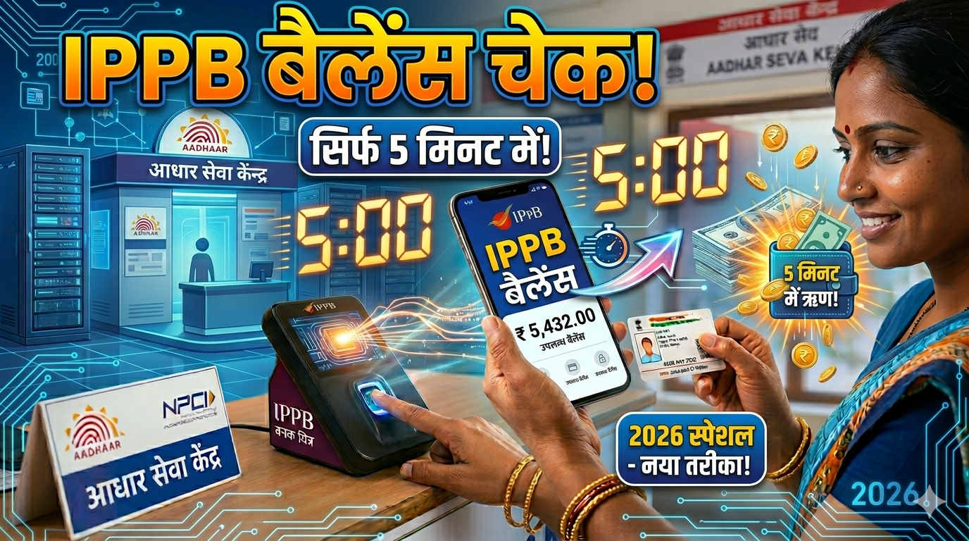IPPB बैंक बैलेंस चेक कैसे करें? (5 सबसे आसान तरीके 2026)
